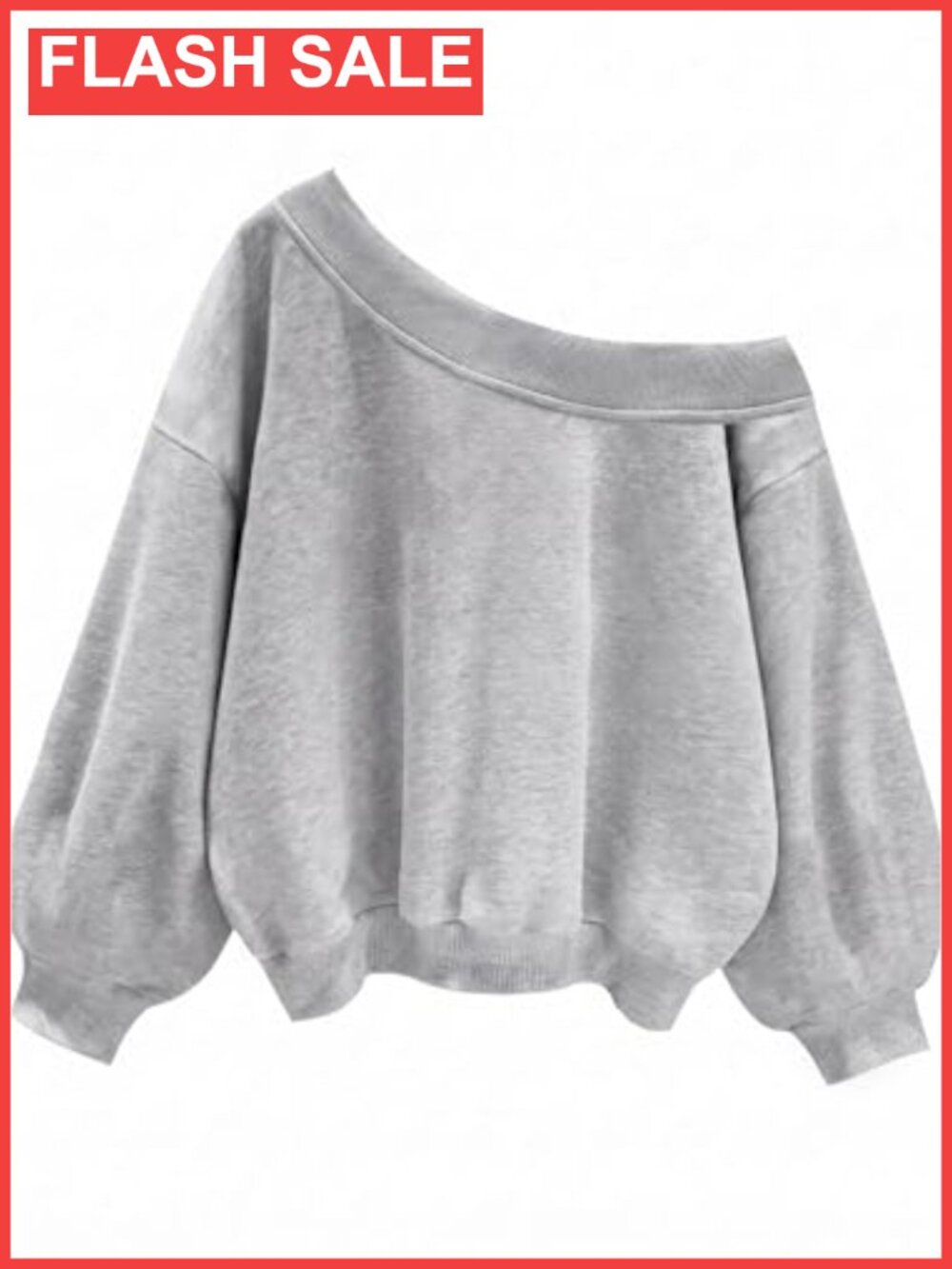 Off Shoulder Oversized Fleece Sweatshirt Womens Long Sleeve Pullover Top